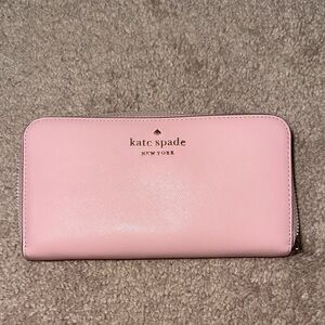 Kate Spade Light Pink Zip Wallet